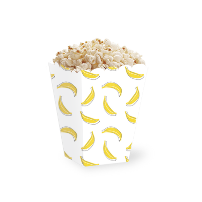 Pop corn dėžutės