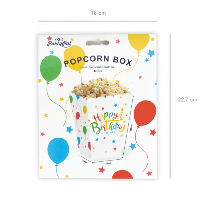 Pop corn dėžutės Pop corn dėžutės