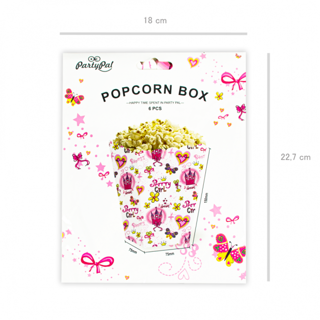 Pop corn dėžutės Pop corn dėžutės