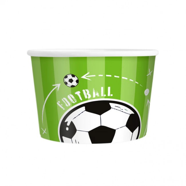 Futbolo puodelis ledams - vaisiams